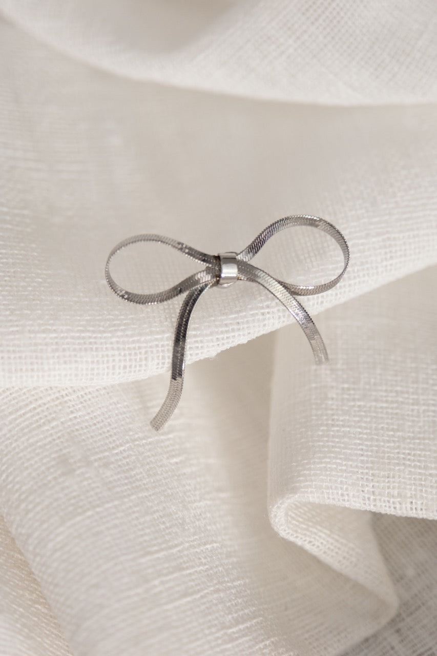 Ohrringe "Schleifen" in Silber